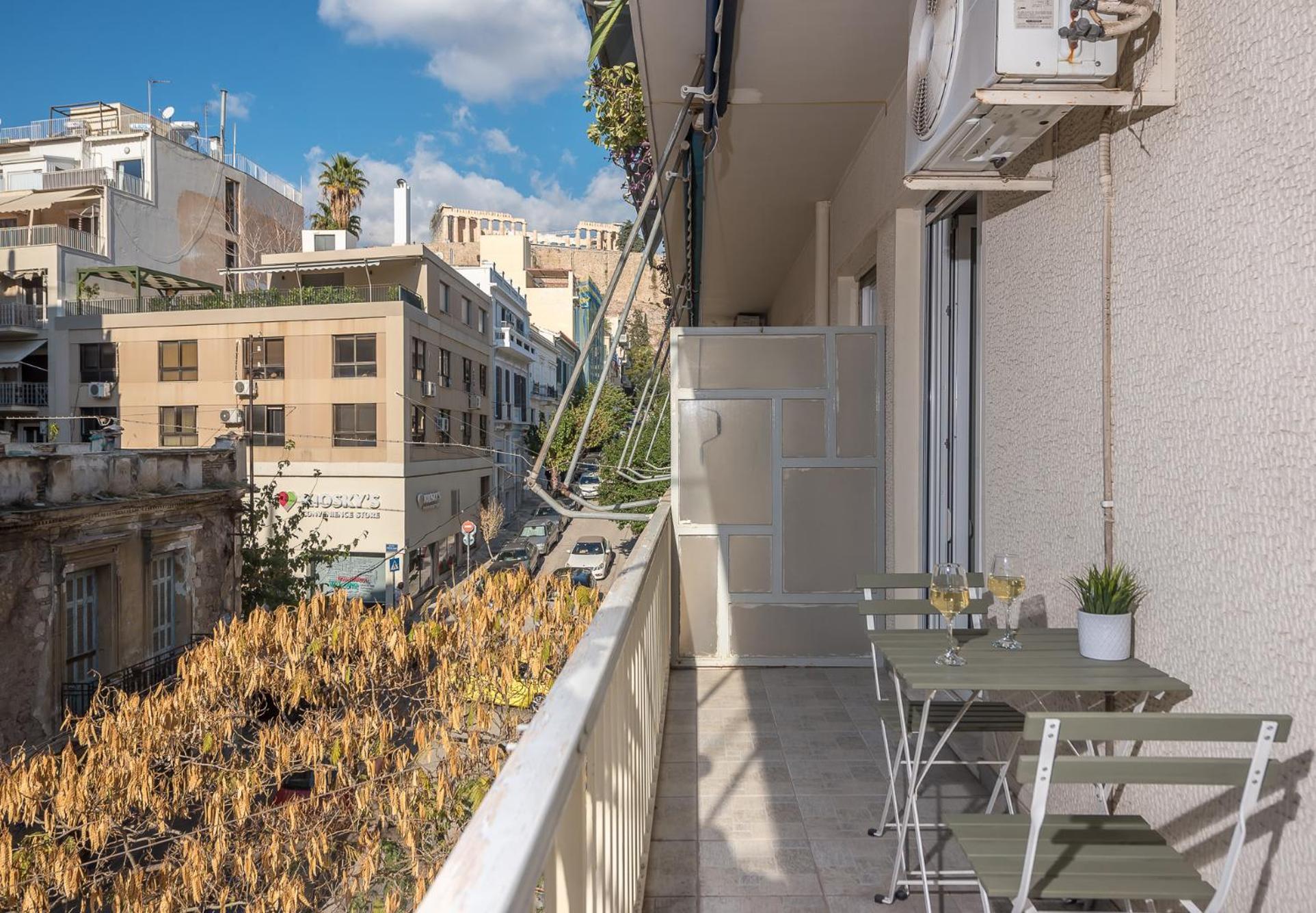 Spacious 2Bds Apt With Acropolis View In Center Athen Exterior foto